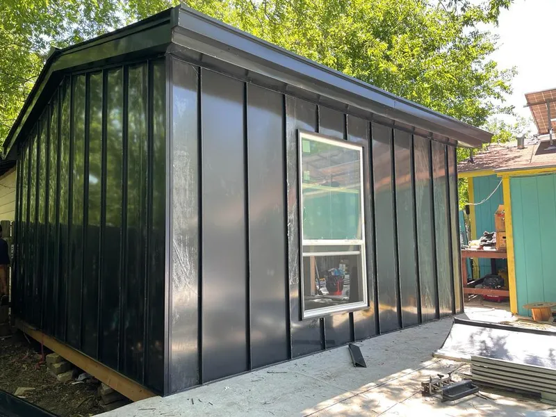 Black standing seam metal wall panels for Roof Inspection in Fort Mill